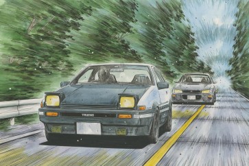 1/24 頭文字Dシリーズ No.019 トレノAE86 カーボンボンネット藤原拓海 フジミ, FUJ83947, by フジミ