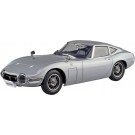 1/32 楽プラ スナップキット No.06-SS トヨタ 2000GT(サンダーシルバーメタリック) アオシマ, AOS68120, by アオシマ