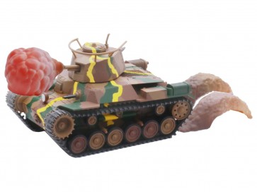 ちび丸ミリタリー 九七式中戦車 チハ 57mm砲塔・前期車台特別仕様(エフェクトパーツ付き) フジミ, FUJ63286, by フジミ