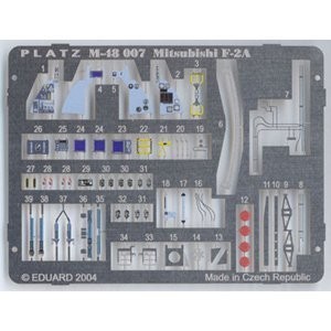 1/48 航空自衛隊 F-2A用 エッチングパーツ (リニューアル版) プラッツ, PLZ09347, by プラッツ