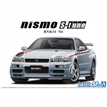 1/24 ザ・モデルカー No.SP05 ニッサン BNR34 スカイライン GT-R NISMO S-TUNE '04 アオシマ, AOS66072, by アオシマ