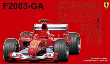 1/20 グランプリシリーズ№23　フェラーリF2003-GA （日本/イタリア/モナコ/スペインGP), FUJ92096, by フジミ