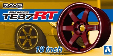 アオシマ　ザ・チューンドパーツNo.24　1/24 ボルクレーシング TE37RT 18インチ　, AOS53027, by アオシマ