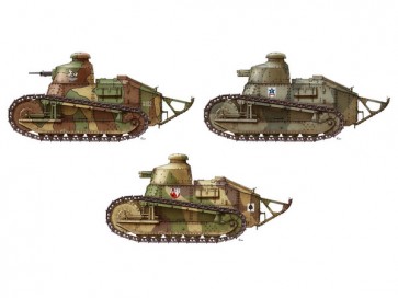1/35 ガールズ&パンツァー 最終章 FT-17 戦車道に歴史あり、です! プラッツ, PLZ52329, by プラッツ