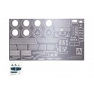 1/24 ランサーエボリューションX用　エッチングパーツセット, AOS05637, by アオシマ
