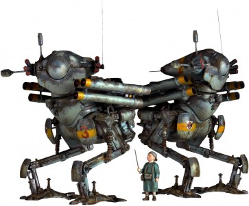 1/35 ARTPLA マシーネンクリーガー 陸戦ガンス (2機セット) & エディ・アムゼル 海洋堂, KYD90611, by 海洋堂