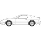 1/24 ハイソカーシリーズ No.7 サバンナ RX-7 FC3S後期型 (ハイソカーバージョン) フジミ, FUJ47799, by フジミ