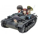 1/35 ガールズ＆パンツァー最終章 III号突撃砲F型カバさんチーム ぷちカバさんチームフィギュア付き特別限定版です！ プラッツ, PLZ71795, by プラッツ