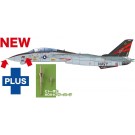 1/48 アメリカ海軍 艦上戦闘機 F-14A トムキャット 厚木 CVW-5 金属製ピトー管付 プラッツ, PLZ14584, by プラッツ