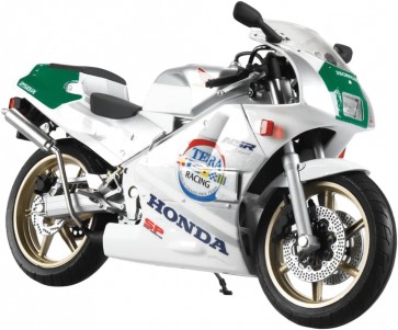 スカイネット 1/12 完成品バイク Honda NSR250R SP ’89 ロスホワイト×テラシルバー×ノーベンバーシルバー アオシマ, AOS12120, by アオシマ