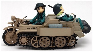 1/35 少女終末旅行 ケッテンクラート w/チト&ユーリ フィギュア2体セット, PLZ46632, by プラッツ