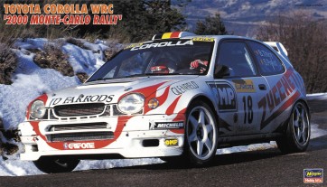 1/24 ハセガワ限定商品 トヨタ カローラWRC2000 モンテカルロラリー ハセガワ, HAS03969, by ハセガワ
