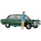 1/24 ダットサン ブルーバード 1600 SSSw/60’sガールズフィギュア ハセガワ, HAS22770, by ハセガワ