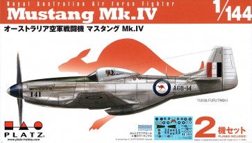 1/144 オーストラリア空軍戦闘機 マスタング Mk.IV プラッツ, PLZ72297, by プラッツ
