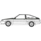1/24 ナニワトモアレシリーズ No.2 AE86トレノ マーボ仕様 フジミ, FUJ85965, by フジミ