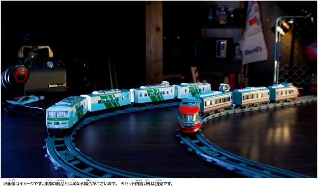 プラレール リアルクラス 185系特急電車(踊り子・緑ストライプ) プラレール リアルクラス 185系 踊り子（緑ストライプ）」2023年