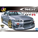 C-WEST　R34GT-R, AOS41017, by アオシマ