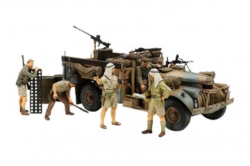 1/35 ミリタリーコレクションシリーズ イギリス LRDG コマンドカー 北アフリカ戦線 (人形7体付) タミヤ, TAM24071, by タミヤ