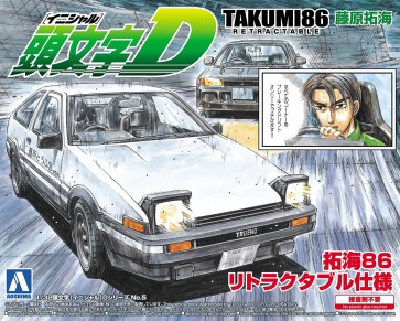 1/32　頭文字D 5 拓海86　リトラクタブル仕様 アオシマ, AOS09000, by アオシマ
