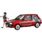 1/24 トヨタ スターレット EP71 Siリミテッド(3ドア)中期型 羽澄れい w/フィギュア ハセガワ, HAS24330, by ハセガワ