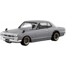 1/32 楽プラ スナップキット No.16CU-SV ニッサン C10 スカイライン 2000GT-R カスタムホイール (シルバー) アオシマ, AOS01671, by アオシマ