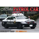 1/24 塗装済パトカーシリーズ No.11 18クラウン パトロールカー 警視庁　スチールホイールVer. アオシマ, AOS03039, by アオシマ