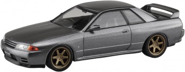 1/32 楽プラ スナップキット No.14CU-GG ニッサン R32スカイラインGT-R カスタムホイール(ガングレーメタリック) アオシマ, AOS02876, by アオシマ