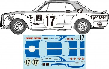 1/24 インチアップシリーズ  No.287 スカイライン2000GT-R (KPGC10) ラバーソウルGT-R フジミ, FUJ46877, by フジミ