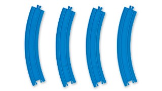 プラレール 複線外側曲線レール( 4本入) R-09 タカラトミー, TAK12617, by タカラトミー