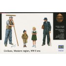 1/35　欧州民間人・子供2体男性2体, MB3567, by マスターボックス