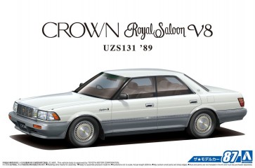 1/24 トヨタ UZS131 クラウンロイヤルサルーンG '89 アオシマ, AOS55953, by アオシマ