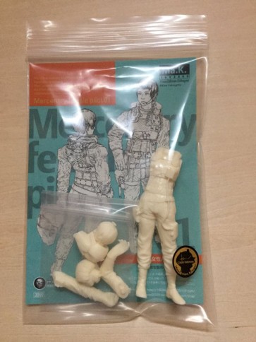 ホネミッツプロダクツ　Ma.k 1/20 傭兵軍女性パイロット０１, HNM003, by ホネミッツプロダクツ