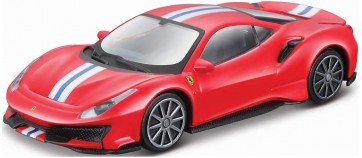 1/43 トミカプレゼンツ ブラーゴ レース&プレイシリーズ 488 ピスタ(赤) タカラトミー, TAK62988, by タカラトミー