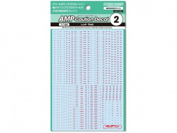 1/144 AMP02 コーションデカール レッド(1枚入) ハイキューパーツ, HIQ80101, by ハイキューパーツ