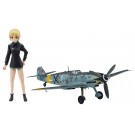 1/20 ストライクウィッチーズ エーリカ・ハルトマン w/メッサーシュミットBf109G-6(1/72) ハセガワ, HAS22091, by ハセガワ