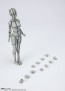 S.H.Figuarts ボディちゃん -矢吹健太朗- ワイヤーフレーム (Gray Color Ver.) バンダイ, BAC33002, by バンダイ