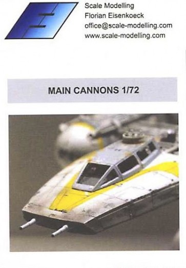 1/72 Y型ファイター用の金属砲身セット 2本入り（B社用） スケールモデリング, scm22373, by スケールモデリング