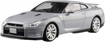 1/24 プリペイントモデル No.02-A ニッサン R35 GT-R ’14 アルティメイトメタルシルバー アオシマ, AOS06243, by アオシマ