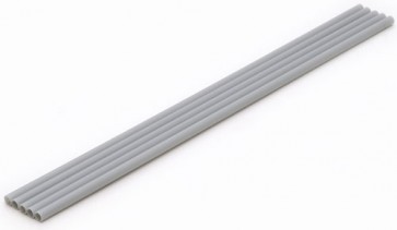 マテリアル・シリーズ ﾌﾟﾗ=ﾊﾟｲﾌﾟ 【ｸﾞﾚｰ】肉薄 外径5.0mm 5本入り OM223 ウェーブ, WAV22230, by ウェーブ