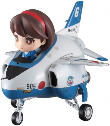 デフォルメたまごガールズ No.01 羽澄れい w/T-4 ブルーインパルス ハセガワ, HAS22442, by ハセガワ