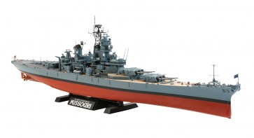 1/350 艦船ｼﾘｰｽﾞ No.29 BB-63 ﾐｽﾞｰﾘ 1991年仕様 タミヤ, TAM80297, by タミヤ