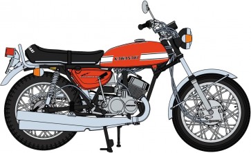 1/12 カワサキ 500-SS/MACH III (H1A) レッドカラー ハセガワ, HAS17751, by ハセガワ