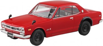 1/32 楽プラ スナップキット No.16-RD ニッサン C10 スカイライン 2000GT-R(レッド) アオシマ, AOS01640, by アオシマ