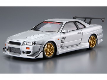 1/24 ザ・チューンドカー No.50 C-WEST BNR34 スカイラインGT-R '02(ニッサン) アオシマ, AOS61497, by アオシマ