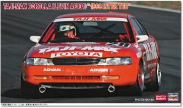 1/24 TAJI-MAX カローラ (レビン AE101) 1993 インターTEC ハセガワ, HAS06304, by ハセガワ