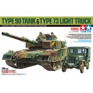 1/35 スケール限定シリーズ 陸上自衛隊 90式戦車・73式小型トラックセット タミヤ, TAM51865, by タミヤ