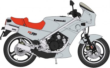 1/12 カワサキ KR250 (KR250A) シルバーカラー ハセガワ, HAS17478, by ハセガワ
