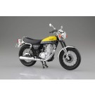 スカイネット 1/12 YAMAHA SR400 ライトレディッシュイエローソリッド アオシマ, AOS05887, by アオシマ