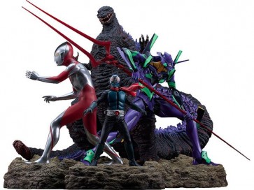 シン・ジャパン・ヒーローズ・ユニバース スタチュー ４体セット グッドスマイルカンパニー, GSC29905, by グッドスマイルカンパニー