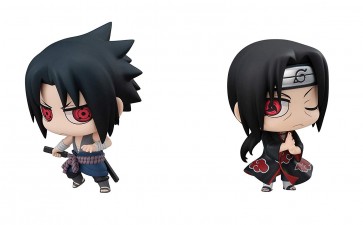 ちみメガ バディシリーズ！ NARUTO-ナルト- 疾風伝 うちはサスケ&イタチ 兄弟対決セット メガハウス, MEG28294, by メガハウス